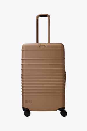 Resale The Medium Check-In Roller in Camel