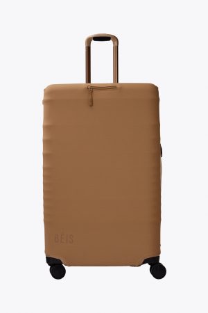 The Large Check-In Luggage Cover in Camel