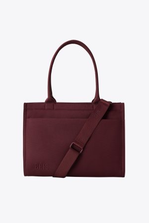 The Book Tote in Burgundy