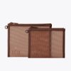 The Mesh Pouch Duo in Maple