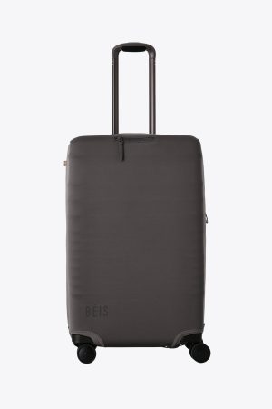 The Medium Check-In Luggage Cover in Charcoal