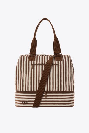 Resale The Mini Weekender in Maple Stripe