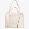 The East To West Tote in Beige