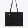 Resale The Work Tote in Black Croc